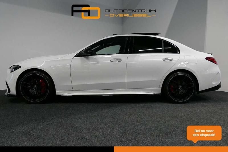Wit Gebruikt 2023 Mercedes C63S AMG AMG line Sedan | € 54.800 - Afbeelding 1/4