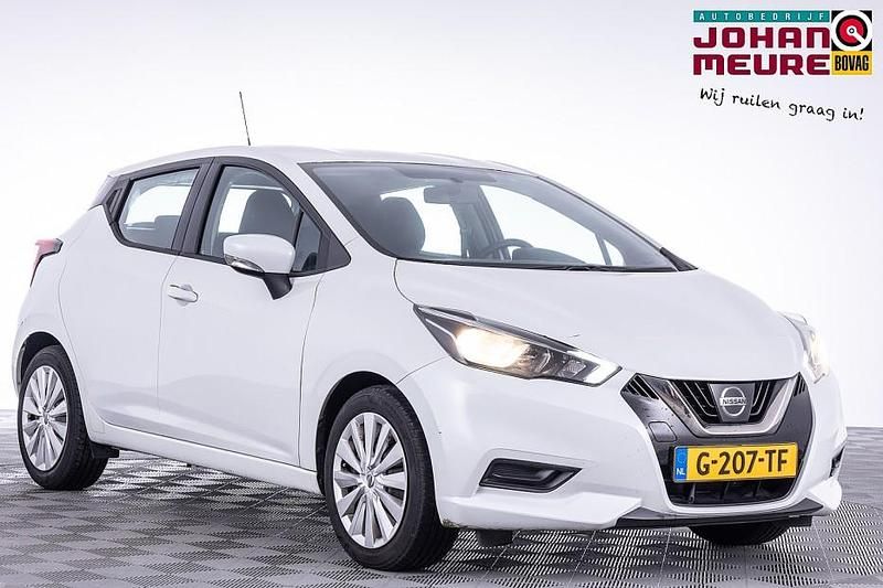 Wit Gebruikt 2019 Nissan Micra Acenta Hatchback | € 11.990 (Goede deal) - Afbeelding 1/4
