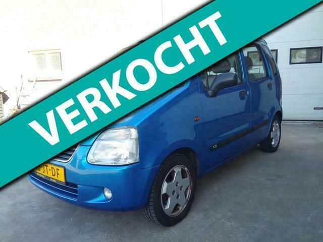 Blauw Gebruikt 2002 Suzuki Wagon R Hatchback | € 1.995 (Eerlijke prijs) - Afbeelding 1/4