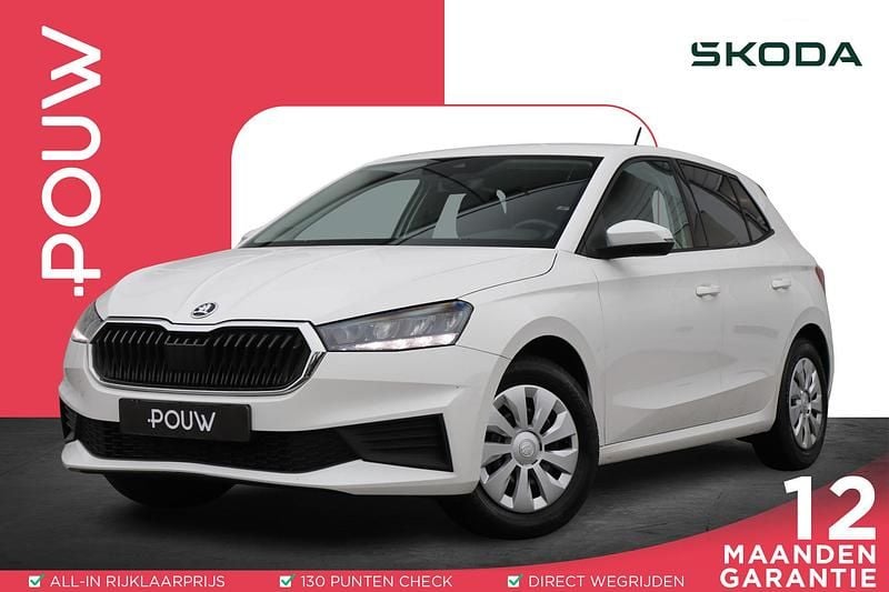 Wit Occasion 2022 Skoda Fabia Ambition Hatchback | € 14.950 (Eerlijke prijs) - Afbeelding 1/4