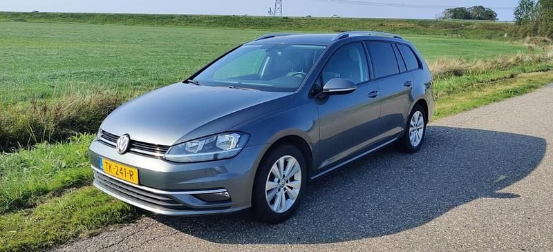 Grijs Gebruikt 2018 VW Golf VII Comfortline Stationwagen | € 9.950 (Super prijs) - Afbeelding 1/4