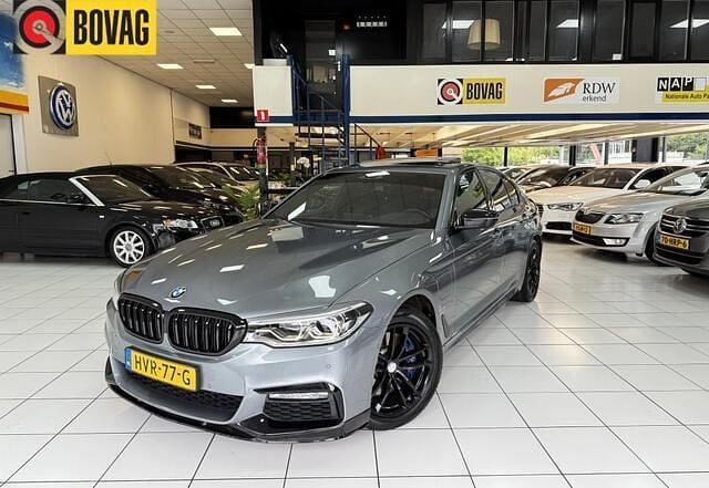 Grijs Gebruikt 2017 BMW 530 iPerformance Sedan | € 24.950 (Eerlijke prijs) - Afbeelding 1/4