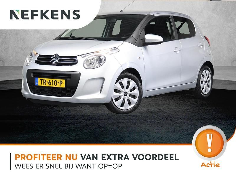 Grijs Gebruikt 2018 Citroën C1 Feel Hatchback | € 7.725 (Eerlijke prijs) - Afbeelding 1/4