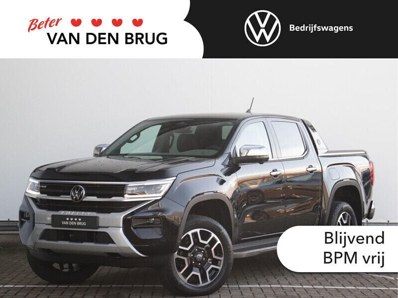 Zwart Nieuw 2024 VW Amarok Aventura Pickup | € 51.800 (Super prijs) - Afbeelding 1/3