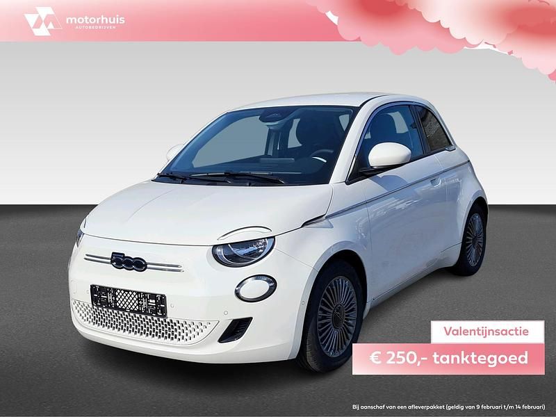 Wit Nieuw 2025 Fiat 500e Hatchback | € 30.270 (Goede deal) - Afbeelding 1/4