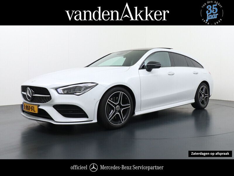 Wit Gebruikt 2021 Mercedes CLA200 Shooting Brake AMG Stationwagen | € 32.950 - Afbeelding 1/4