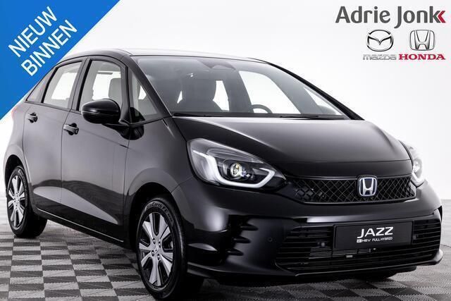 Zwart Nieuw 2024 Honda Jazz Elegance Hatchback | € 31.100 (Eerlijke prijs) - Afbeelding 1/4
