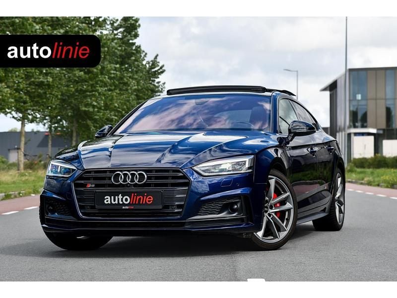 Blauw Gebruikt 2018 Audi S5 Proline Hatchback | € 42.700 (Eerlijke prijs) - Afbeelding 1/3