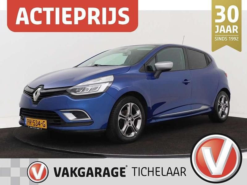 Blauw, metallic lak Gebruikt 2017 Renault Clio IV GT-Line Hatchback | € 9.188 (Eerlijke prijs) - Afbeelding 1/3