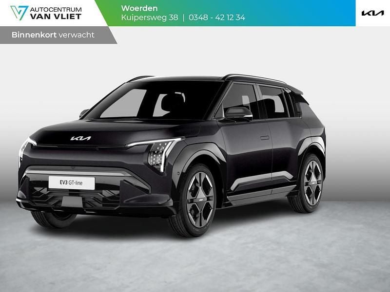 Aurora black pearl Nieuw 2025 Kia EV3 GT-Line SUV | € 44.990 (Eerlijke prijs) - Afbeelding 1/4