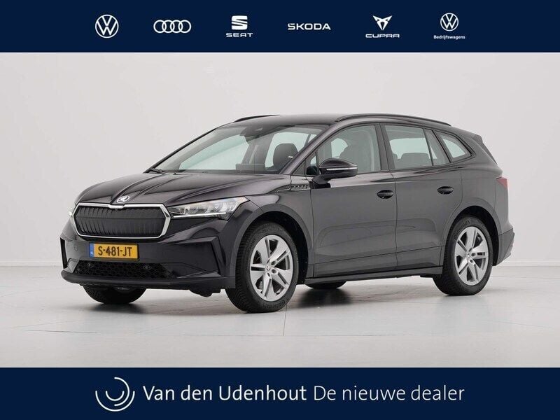 Zwart Gebruikt 2023 Skoda Enyaq iV SUV | € 27.940 (Super prijs) - Afbeelding 1/4