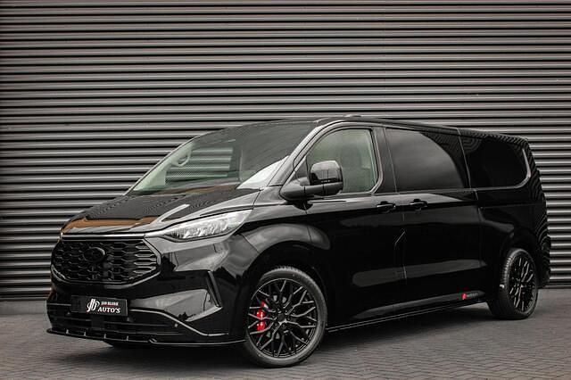 Zwart Nieuw 2024 Ford Transit Custom Limited Van | € 40.945 (Iets duurder) - Afbeelding 1/4