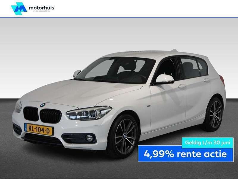 Wit Gebruikt 2018 BMW 116 Sport Line Hatchback | € 15.970 (Eerlijke prijs) - Afbeelding 1/4