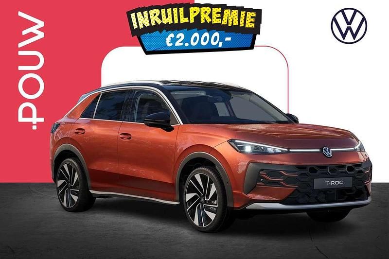 Rood Nieuw 2025 VW T-Roc Edition SUV | € 48.950 (Duur) - Afbeelding 1/4