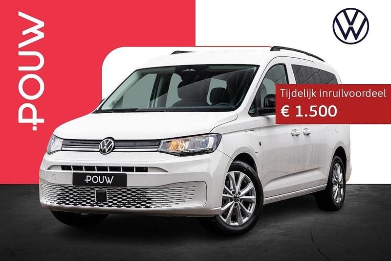 Wit Nieuw 2025 VW Caddy Maxi Life MPV | € 45.750 (Eerlijke prijs) - Afbeelding 1/4
