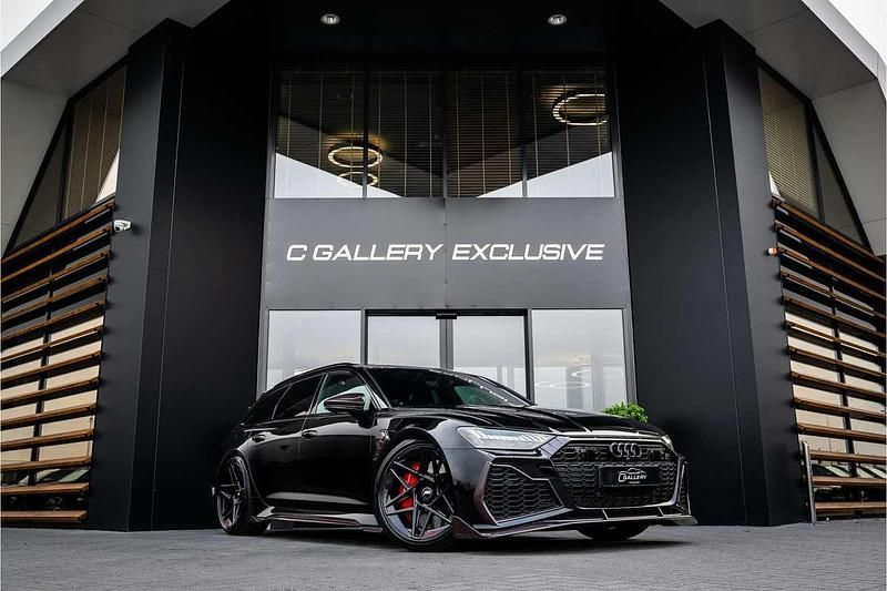 Zwart, metallic lak Gebruikt 2021 Audi RS6 S-Line Stationwagen | € 259.995 - Afbeelding 1/4