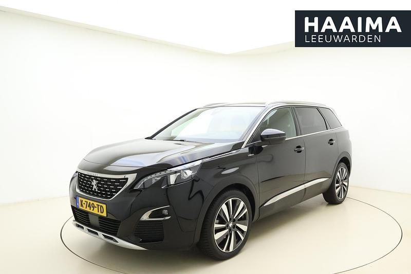 Zwart Occasion 2021 Peugeot 5008 GT-line SUV | € 24.945 (Iets duurder) - Afbeelding 1/4