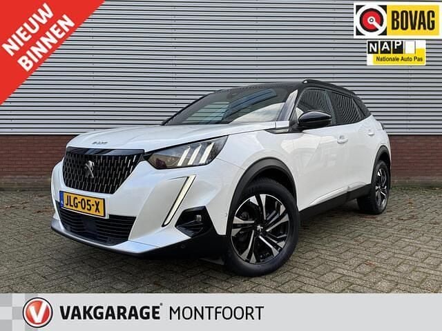 Wit Gebruikt 2022 Peugeot 2008 GT-line SUV | € 20.900 (Goede deal) - Afbeelding 1/4