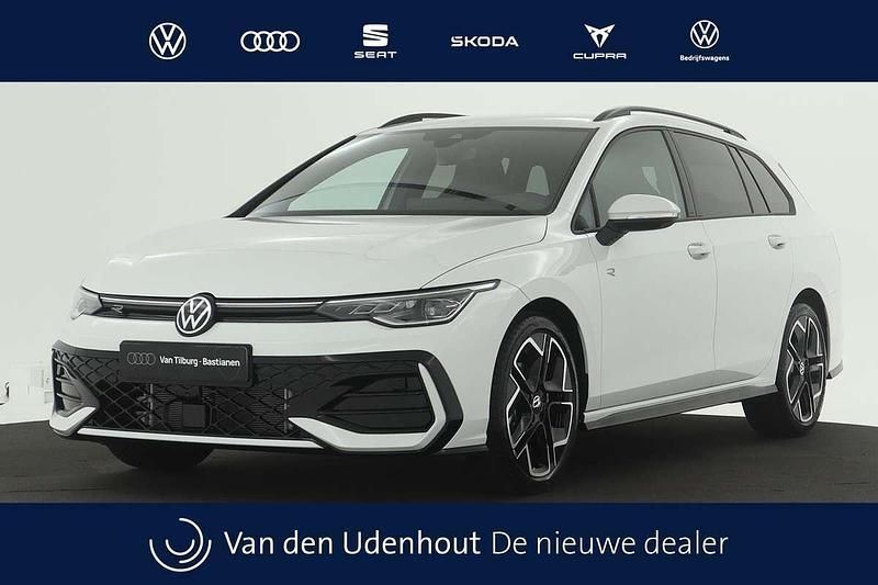 Wit Nieuw 2025 VW Golf VIII R-line Edition Stationwagen | € 48.220 (Duur) - Afbeelding 1/4