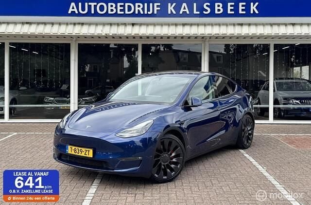 Blauw Gebruikt 2023 Tesla Model Y Performance SUV | € 39.999 - Afbeelding 1/4