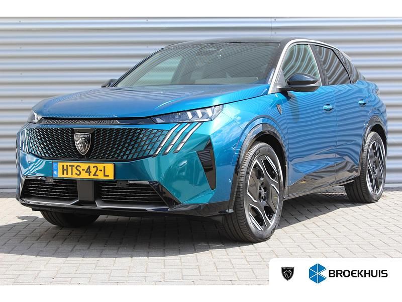 Blauw Nieuw 2025 Peugeot e-3008 Avantage SUV | € 42.895 - Afbeelding 1/4