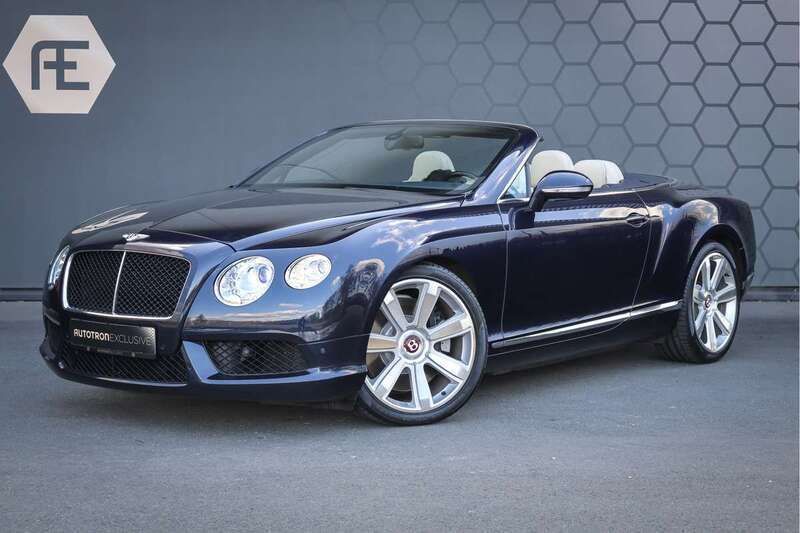 Blauw, metallic lak Gebruikt 2013 Bentley Continental GT Convertible Cabriolet | € 94.800 (Eerlijke prijs) - Afbeelding 1/4