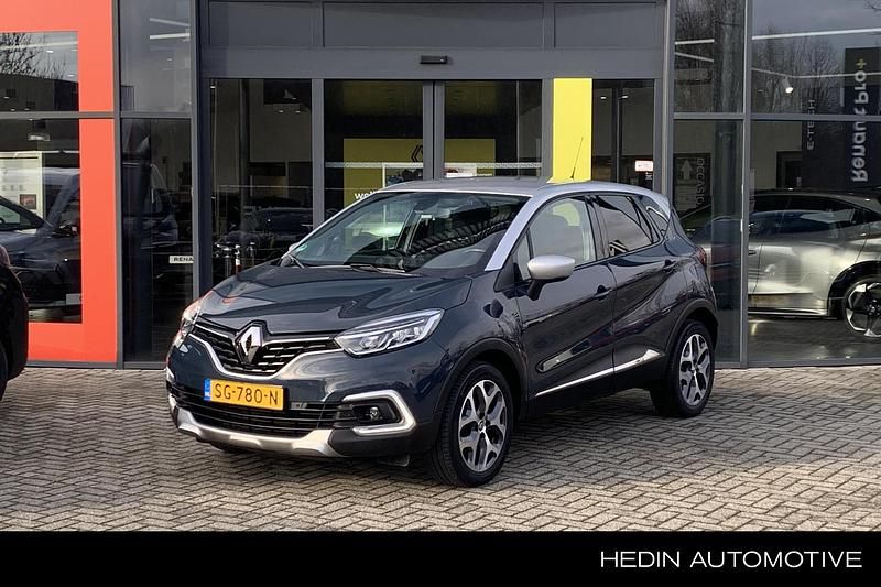 Twotone bleu marine / gris pl Occasion 2018 Renault Captur Intens SUV | € 11.900 (Eerlijke prijs) - Afbeelding 1/4
