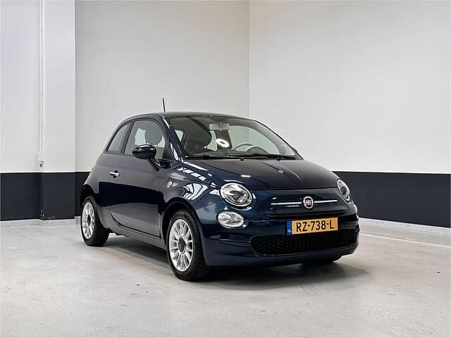 Blauw Gebruikt 2018 Fiat 500 Pop Star Hatchback | € 8.949 (Eerlijke prijs) - Afbeelding 1/4
