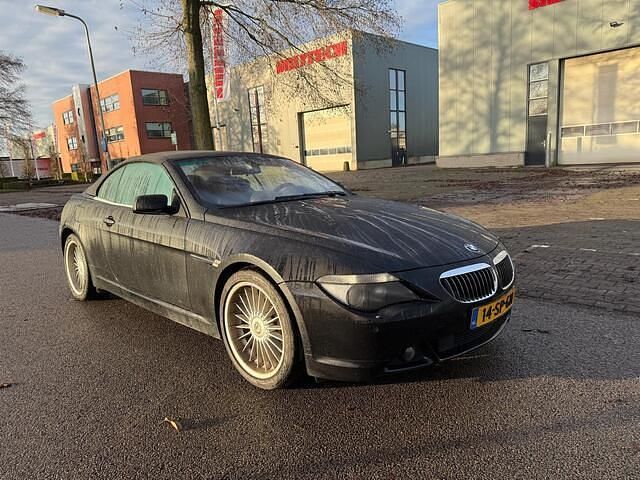 Zwart Gebruikt 2004 BMW 645 Cabriolet Cabriolet | € 10.750 - Afbeelding 1/4