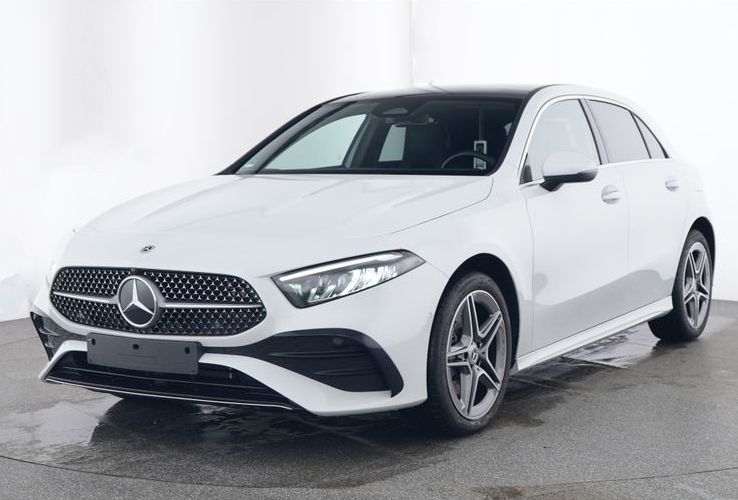 Wit Gebruikt 2024 Mercedes A250 AMG Hatchback | € 40.900 (Duur) - Afbeelding 1/4