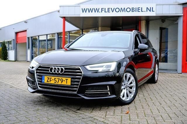 Zwart Gebruikt 2019 Audi A4 Design Stationwagen | € 20.950 - Afbeelding 1/4