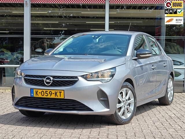 Grijs Gebruikt 2021 Opel Corsa Edition Hatchback | € 13.250 (Goede deal) - Afbeelding 1/4