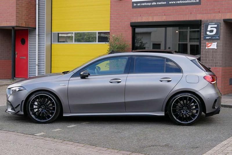 Occasion Mercedes A35 AMG Premium Plus 306 PK (225 kW) 2019 Grijs Hatchback