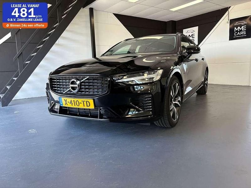 Zwart Gebruikt 2021 Volvo V60 R-Design Stationwagen | € 29.995 (Super prijs) - Afbeelding 1/4