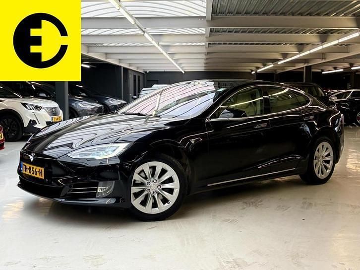 Occasion Tesla Model S 350 kW (476 PK) 2018 Zwart Hatchback