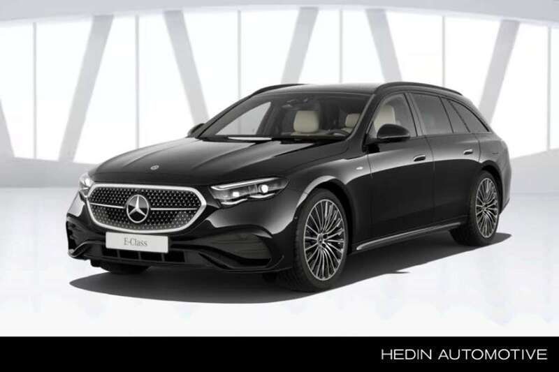 Zwart Nieuw 2025 Mercedes E300 Sport Edition Stationwagen | € 90.060 - Afbeelding 1/4