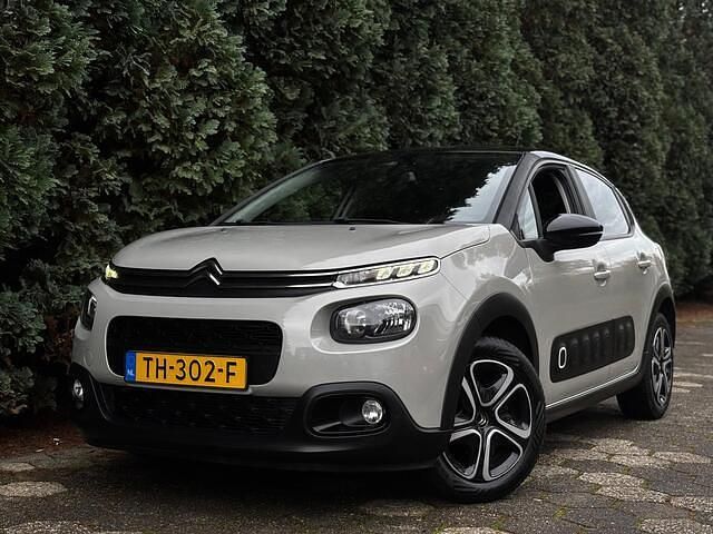 Grijs Gebruikt 2018 Citroën C3 Feel Hatchback | € 8.000 (Eerlijke prijs) - Afbeelding 1/4