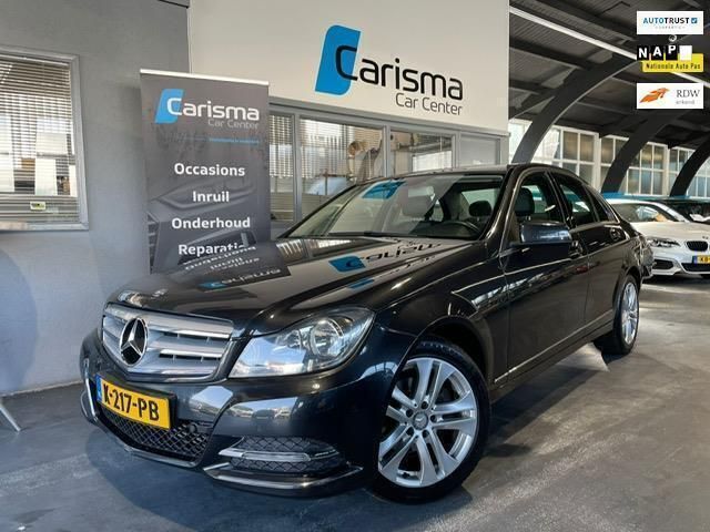 Zwart Gebruikt 2013 Mercedes C180 Avantgarde Sedan | € 14.450 (Eerlijke prijs) - Afbeelding 1/4
