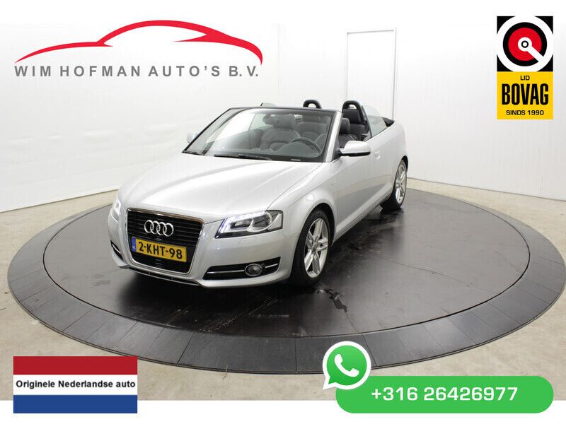 Grijs, metallic lak Gebruikt 2013 Audi A3 Cabriolet S-Line Cabriolet | € 14.740 (Duur) - Afbeelding 1/4