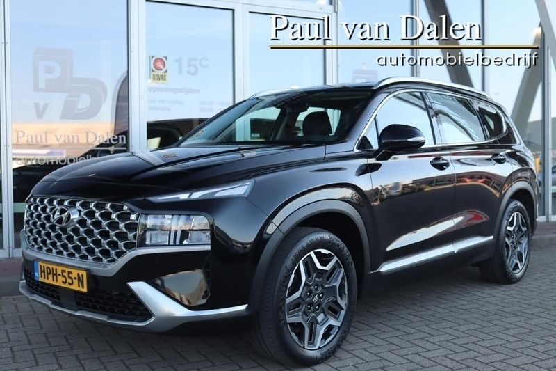 Zwart Gebruikt 2021 Hyundai Santa Fe Comfort SUV | € 36.615 (Eerlijke prijs) - Afbeelding 1/4