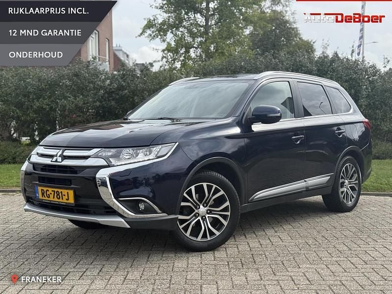 Blauw Gebruikt 2017 Mitsubishi Outlander Edition SUV | € 19.945 (Eerlijke prijs) - Afbeelding 1/4