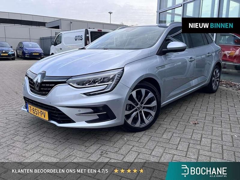 Occasion Renault Mégane GrandTour Techno 140 PK (102 kW) 2023 Gris highland (kqa) (licht grijs) Stationwagen