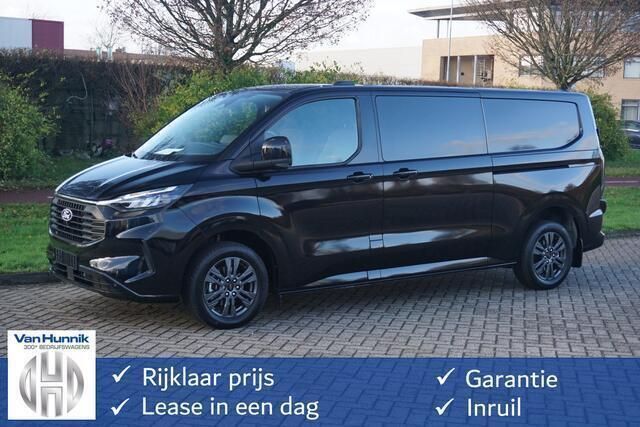 Zwart Nieuw 2024 Ford Transit Custom Limited Van | € 40.850 (Goede deal) - Afbeelding 1/3