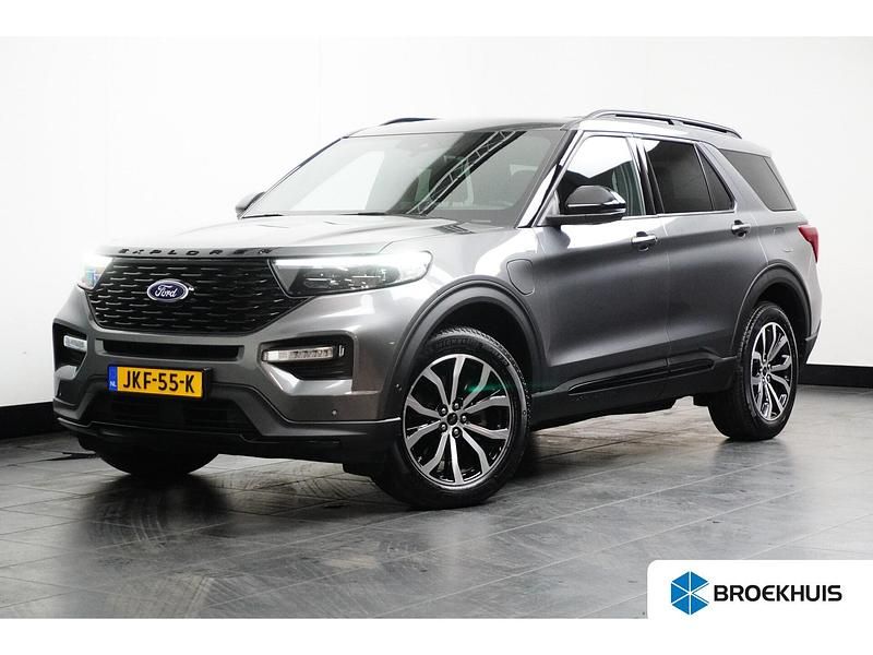 Grijs Gebruikt 2021 Ford Explorer ST-Line SUV | € 47.900 (Eerlijke prijs) - Afbeelding 1/4
