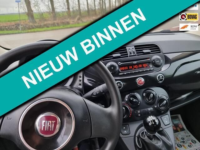 Zwart (metallic) Gebruikt 2014 Fiat 500 Pop Hatchback | € 6.950 (Iets duurder) - Afbeelding 1/4