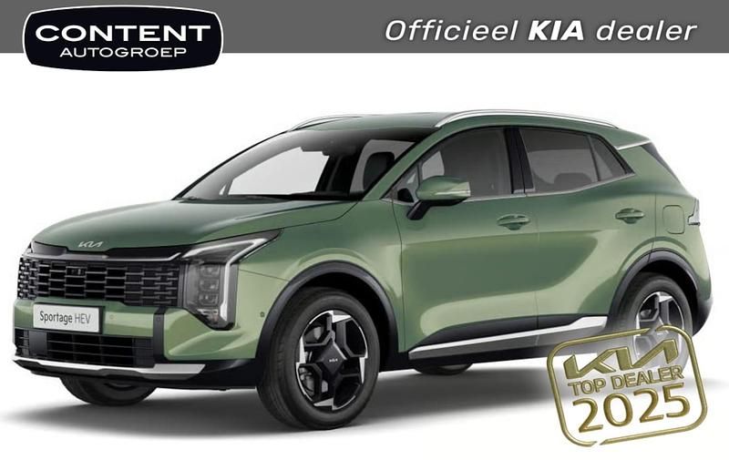 Groen metallic Nieuw 2025 Kia Sportage SUV | € 46.040 (Iets duurder) - Afbeelding 1/4