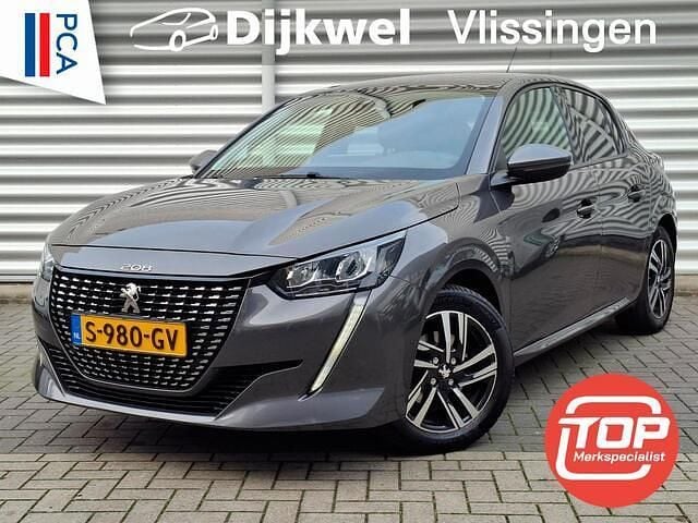 Grijs Gebruikt 2020 Peugeot 208 Allure Hatchback | € 13.950 (Eerlijke prijs) - Afbeelding 1/4