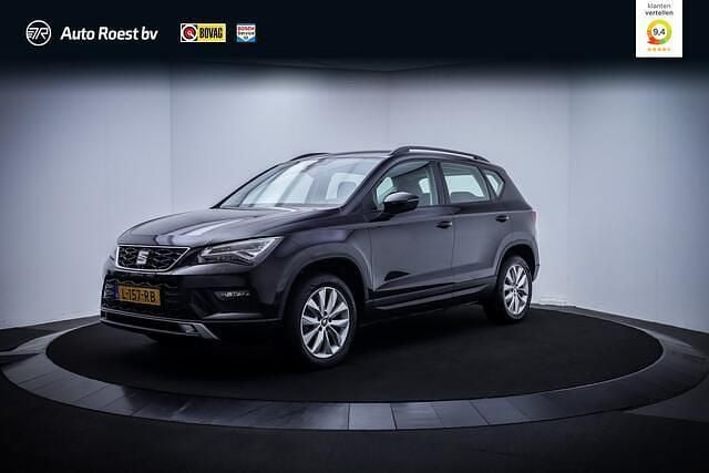Zwart Occasion 2018 Seat Ateca CONNECT SUV | € 19.750 (Eerlijke prijs) - Afbeelding 1/4