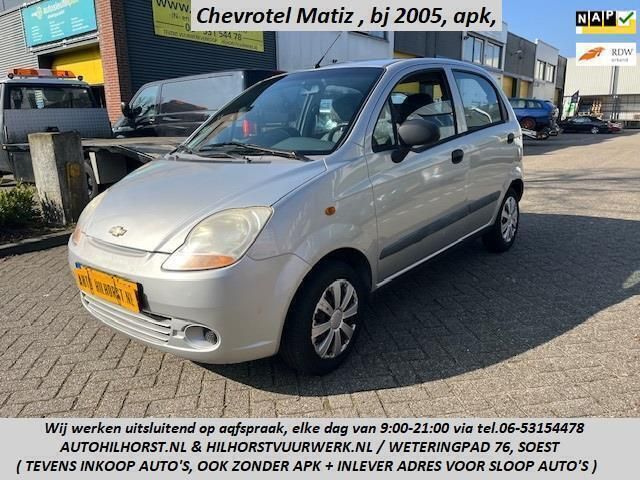 Grijs Gebruikt 2005 Chevrolet Matiz Hatchback | € 850 (Eerlijke prijs) - Afbeelding 1/3