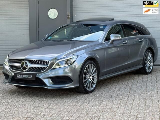 Grijs, metallic lak Gebruikt 2017 Mercedes CLS250 Shooting Brake AMG Stationwagen | € 22.500 - Afbeelding 1/4